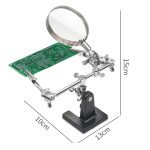 گیره مونتاژ ذره بین دار به همراه پایه هویه TE-805