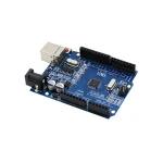 برد آردوینو Uno پردازنده مرکزی ATmega328 و چیپ مبدل CH340G