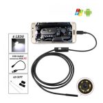 دوربین آندوسکوپ 1.3 مگاپیکسل با لنز 7mm و کابل 1 متر ارتباط USB سازگار با ویندوز و اندروید ضدآب