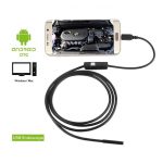 دوربین آندوسکوپ 1.3 مگاپیکسل با لنز 7mm و کابل 1 متر ارتباط USB سازگار با ویندوز و اندروید ضدآب