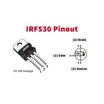 ماسفت IRF530 پکیج TO-220
