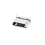 کانکتور Micro USB مادگی 5pin با دو هولدر DIP