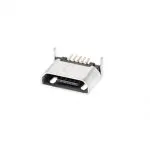 کانکتور Micro USB مادگی 5pin با دو هولدر DIP