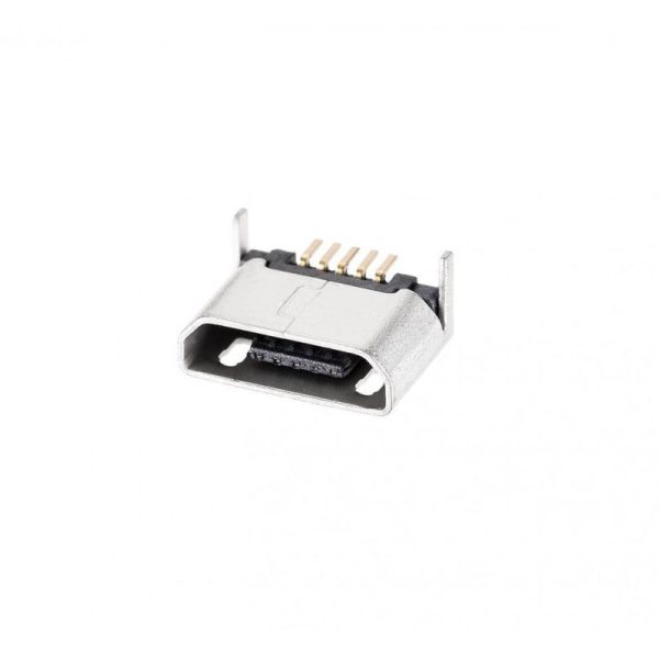 کانکتور Micro USB مادگی 5pin با دو هولدر DIP