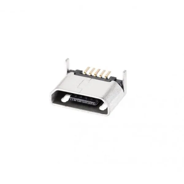 کانکتور Micro USB مادگی 5pin با دو هولدر DIP