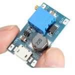 ماژول رگولاتور DC-DC افزاینده 2 آمپر با ورودی میکرو USB