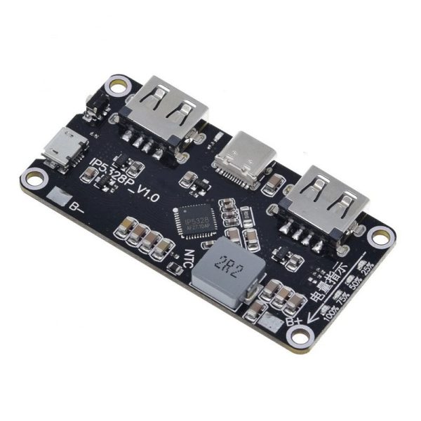 ماژول فست شارژ پاور بانک مدل IP5328P دو کاناله