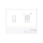 مهره شش گوش پلاستیکی M6