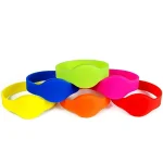 تگ RFID دستبندی سیلیکونی 125KHZ قطر 75mm (مشکی)