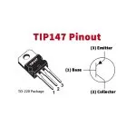 ترانزیستور قدرت TIP147T پکیج TO-220