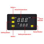 ماژول ترموستات دیجیتال دما W3230 ولتاژ 220 ولت