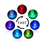 LED سوپر هایبرایت هفت رنگ ریتم تند