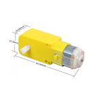 موتور گیربکس دار دو محوره 1:48 3-6 ولتی