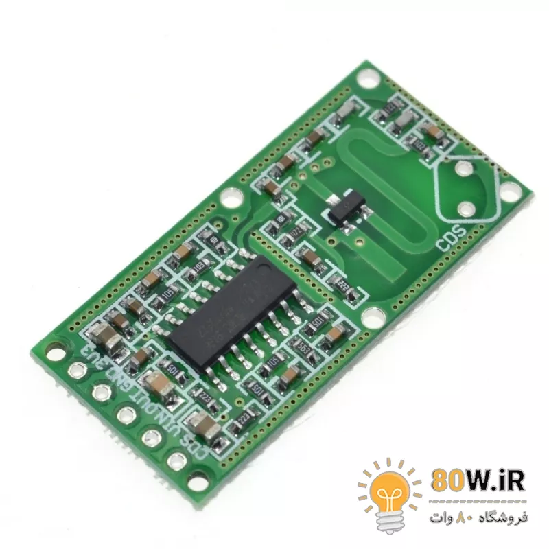 ماژول سنسور تشخیص حرکت مایکروویو RCWL- 0516 با زاویه 360 درجه