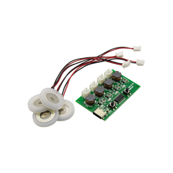 ماژول تولید بخار سرد 4 تایی با ورودی USB Type-C به همراه پیزو