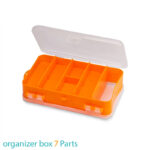 جعبه قطعات و ابزار دو طرفه رنگ آبی