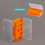 جعبه قطعات و ابزار دو طرفه رنگ آبی