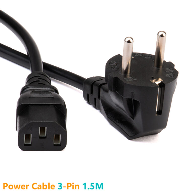 کابل برق سه پین کامپیوتر 1.5 متری