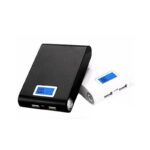 کیس پاوربانک 12000mAh دو خروجی USB به همراه نمایشگر و برد 4 باتری