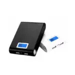 کیس پاوربانک 12000mAh دو خروجی USB به همراه نمایشگر و برد 4 باتری