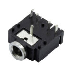 جک هدفون 3.5mm استریو کوتاه -مشکی 3F07