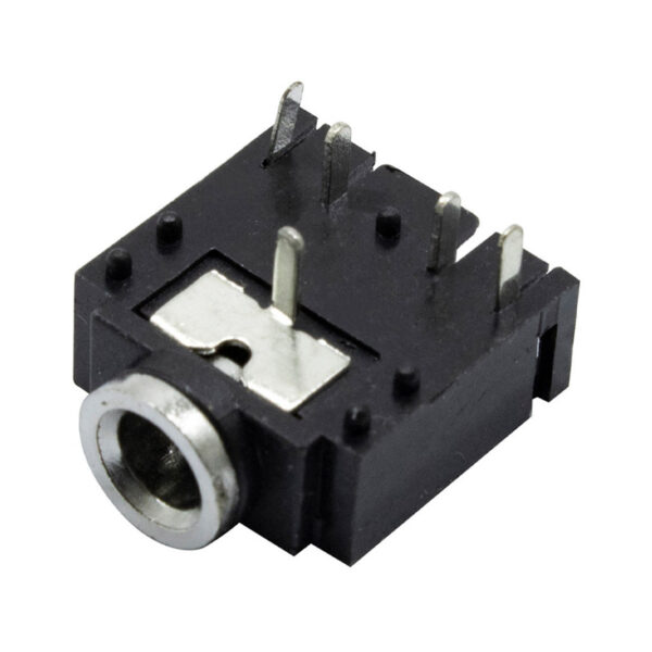 جک هدفون 3.5mm استریو کوتاه -مشکی 3F07