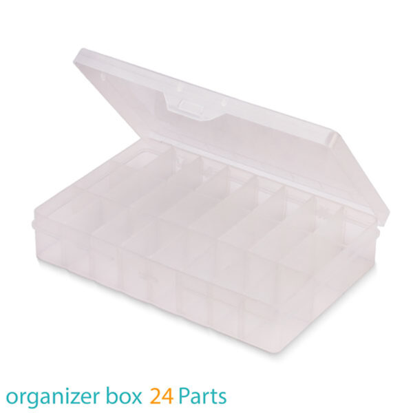 جعبه قطعات 24 خانه قناد پلاست
