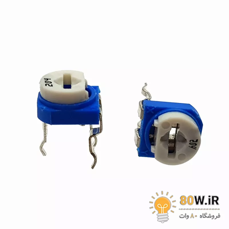 پتانسیومتر خوابیده پلاستیکی 200K