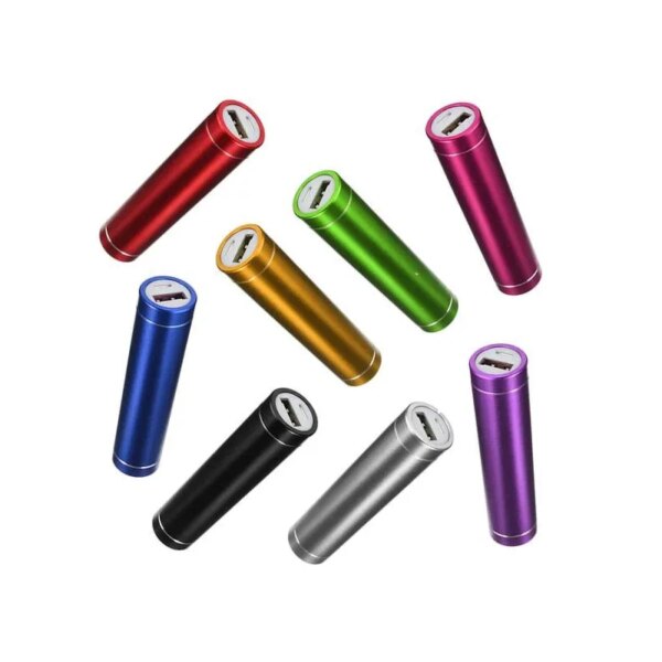 کیس پاوربانک جیبی تک سل فلزی دارای خروجی 5V 1A