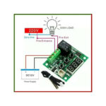 ماژول ترموستات دیجیتال XH-W1209 دارای نمایشگر و کلیدهای کنترلی