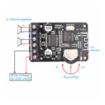 ماژول آمپلی فایر صوتی بلوتوث دار 20-10 وات مدل XY-P15W