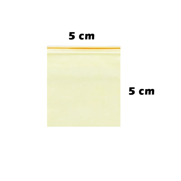 کیسه زیپ دار سایز 5x5 (بسته 20 عددی) (زیپ کیپ Zip Kip)