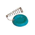 پایه هویه فلزی گرد فیروزه ای