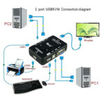 سوییچ 2 پورت USB KVM