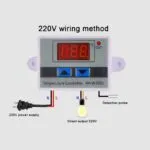ماژول ترموستات و کنترل دما دیجیتال 220 ولت XH-W3001