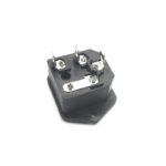 سوکت پاور Power AC مادگی فیوزدار جاپیچدار