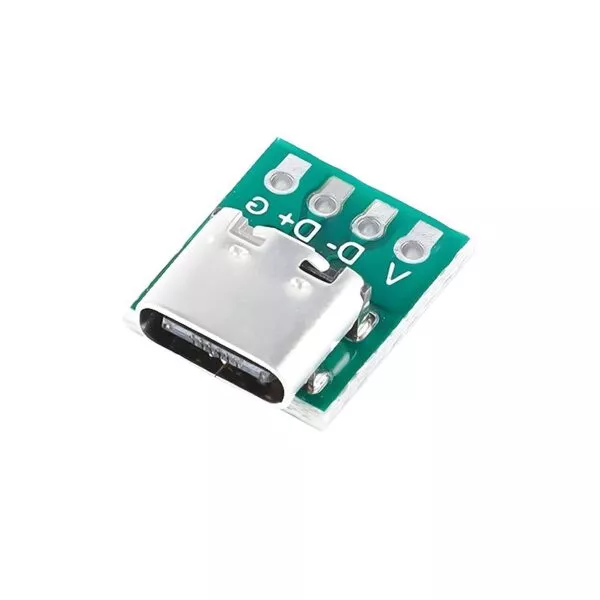 برد برک اوت USB2 Type-C دارای سوکت مادگی