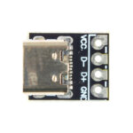 برد برک اوت USB2 Type-C دارای سوکت مادگی برد مشکی