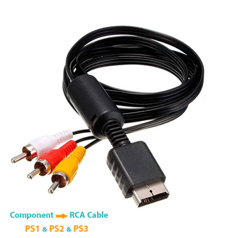 کابل تصویر کامپوننت به RCA پلی استیشن