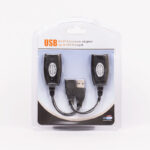 دستگاه افزایش طول USB با کابل شبکه USB-RJXT