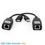 دستگاه افزایش طول USB با کابل شبکه USB-RJXT