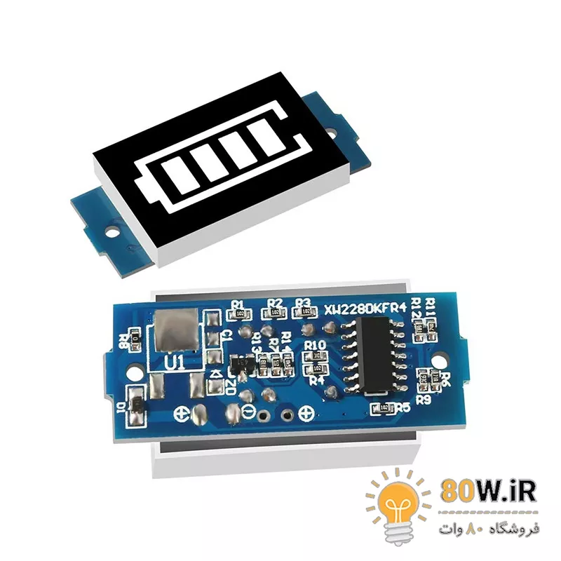 ماژول بارگراف نمایشگر میزان شارژ باتری لیتیومی تک سل