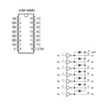 تراشه درایور ULN2003 smd پکیج SO-16