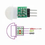 ماژول سنسور حرکت مینیاتوری PIR مدل SR312