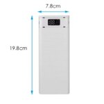 کيس پاور بانک 8 باتري فست شارژ (سفید) Fast charge