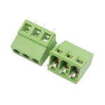 ترمینال پیچی 3پین KF128 5.0mm رنگ سبز