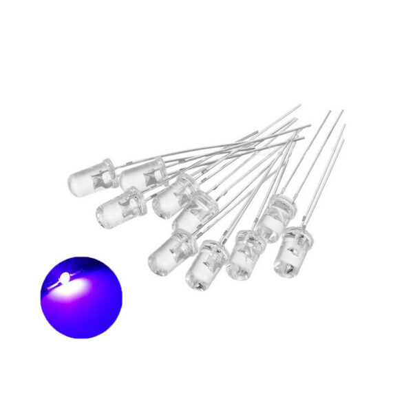 LED فرا بنفش (5mm (UV هایبرایت