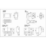کانکتور XH مخابراتی 3 پین سیم دار