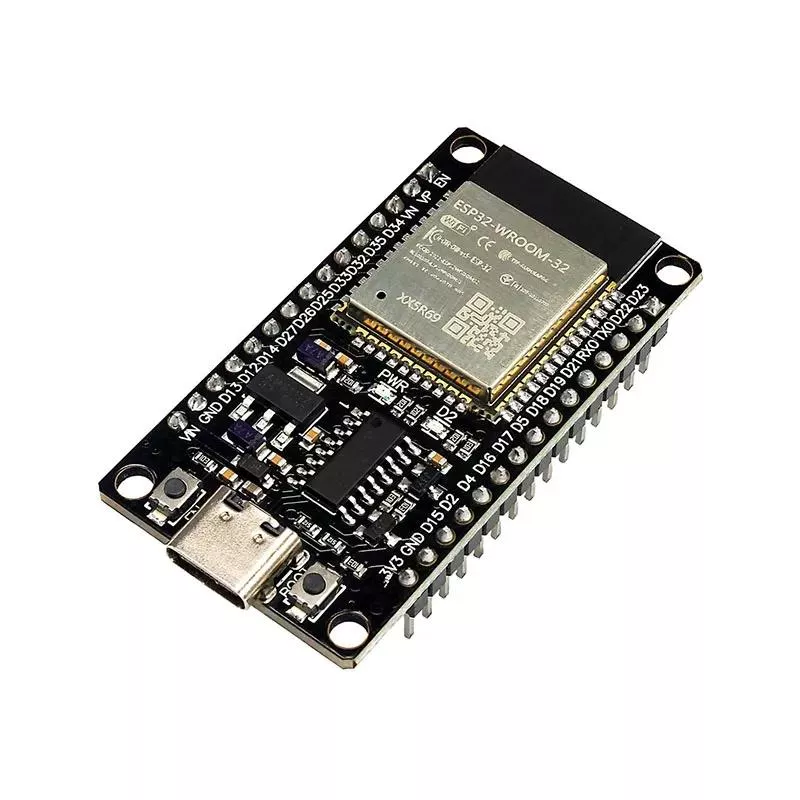 برد توسعه ESP32-WROOM-32 دارای بلوتوث، وای فای و مبدل CH340