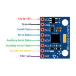 ماژول ژیروسکوپ و شتاب سنج 3 محوره GY-521 MPU6050